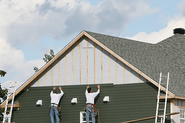 Professional Siding Repair technician working in Wilson's Mills, NC